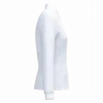 Dames piquépolo LSL, ideal white — productfoto 17
