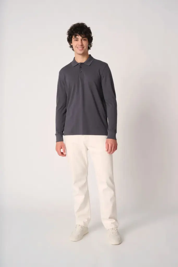 Heren piquépolo LSL — productfoto 5