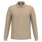 Custom Long Sleeve Polo IB290 Men's Pique Cotton S-4XL — product photo 25