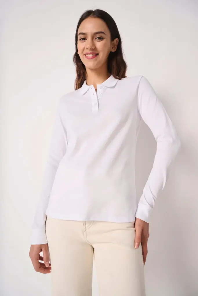 Dames piquépolo LSL — productfoto 2