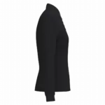 Dames piquépolo LSL, ideal black — productfoto 5