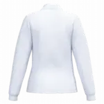 Dames piquépolo LSL, ideal white — productfoto 28