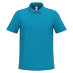 PS_IB295_IDEALATOLLBLUE - Hidalgo-werbeartikel Herenpolo piqué, ideal atoll blue — productfoto 12