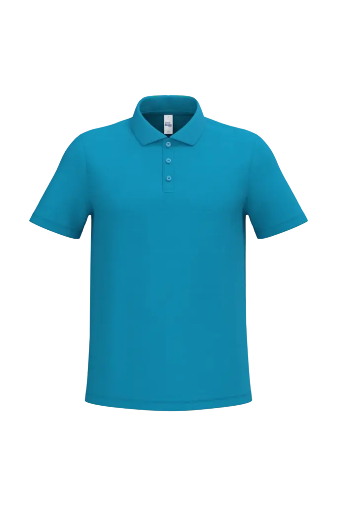 PS_IB295_IDEALATOLLBLUE - Hidalgo-werbeartikel Herenpolo piqué, ideal atoll blue — productfoto 12
