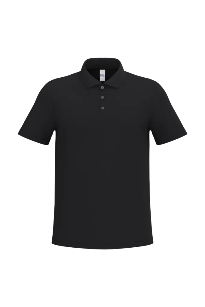 PS_IB295_IDEALBLACK - Hidalgo-werbeartikel Herenpolo piqué, ideal black — productfoto 15