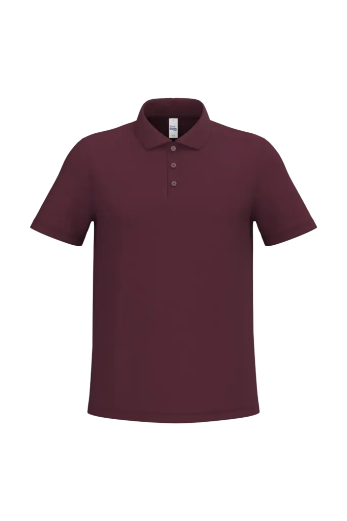 PS_IB295_IDEALBURGUNDY - Hidalgo-werbeartikel Herenpolo piqué, ideal burgundy — productfoto 18