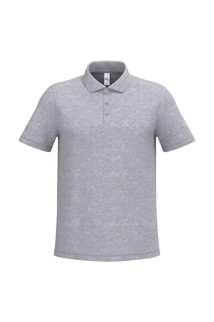 PS_IB295_IDEALOXFORDGREY - Hidalgo-werbeartikel Herenpolo piqué, ideal oxford grey — productfoto 42