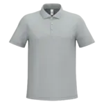 PS_IB295_IDEALPACIFICGREY - Hidalgo-werbeartikel Herenpolo piqué, ideal pacific grey — productfoto 45