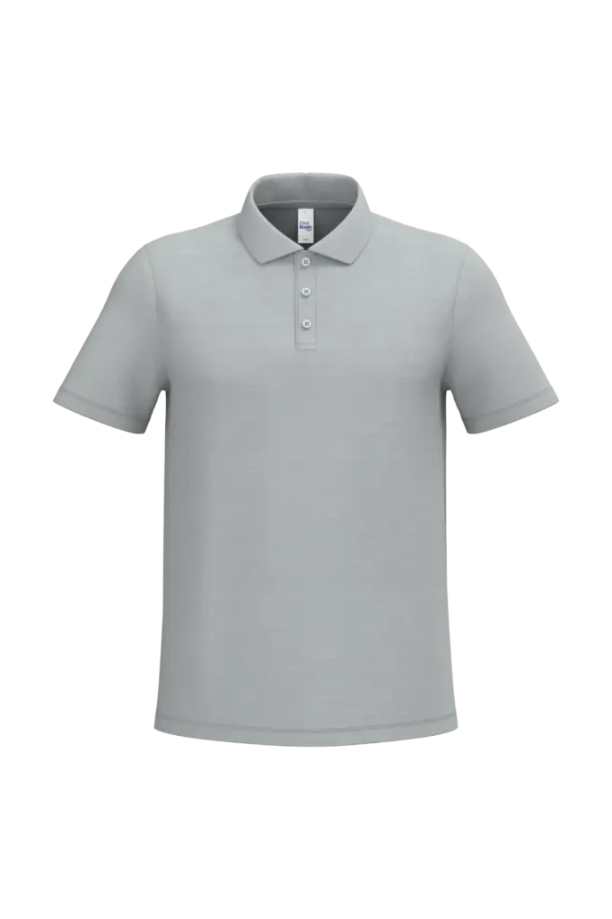 PS_IB295_IDEALPACIFICGREY - Hidalgo-werbeartikel Herenpolo piqué, ideal pacific grey — productfoto 45