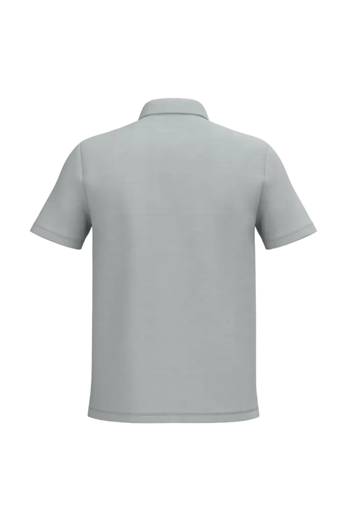 PS_IB295-B_IDEALPACIFICGREY - Hidalgo-werbeartikel Herenpolo piqué, ideal pacific grey — productfoto 46