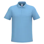 PS_IB295_IDEALSKYBLUE - Hidalgo-werbeartikel Herenpolo piqué, ideal sky blue — productfoto 60