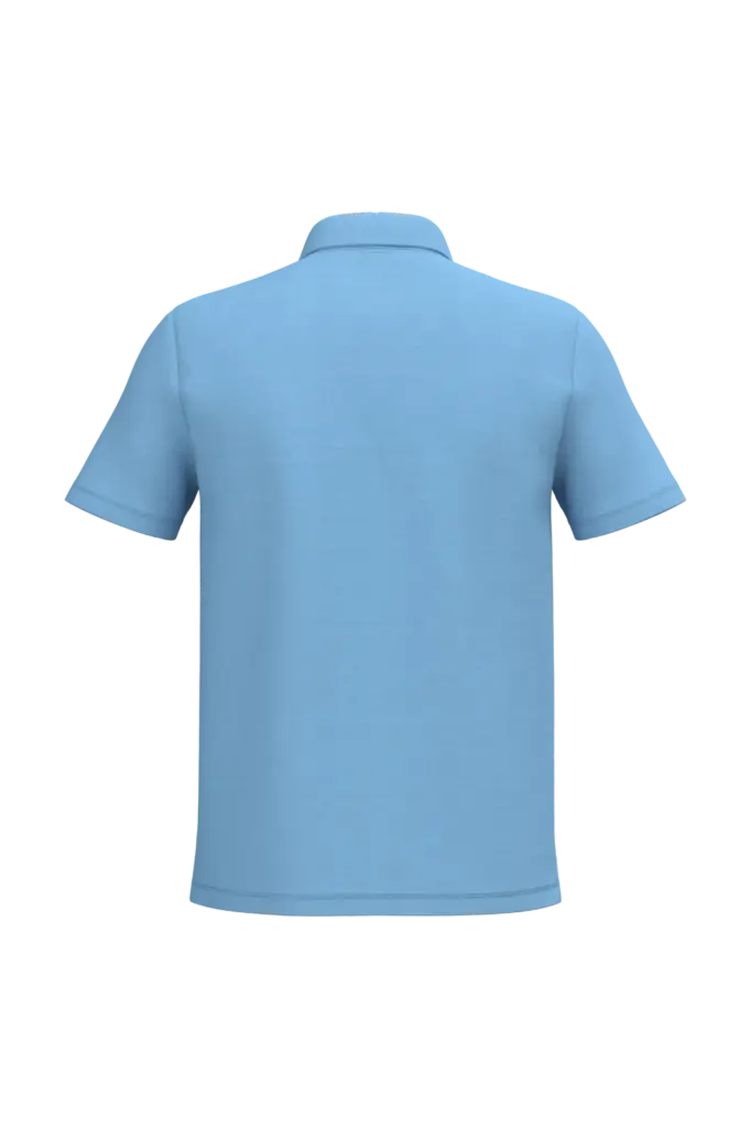 PS_IB295-B_IDEALSKYBLUE - Hidalgo-werbeartikel Herenpolo piqué, ideal sky blue — productfoto 61