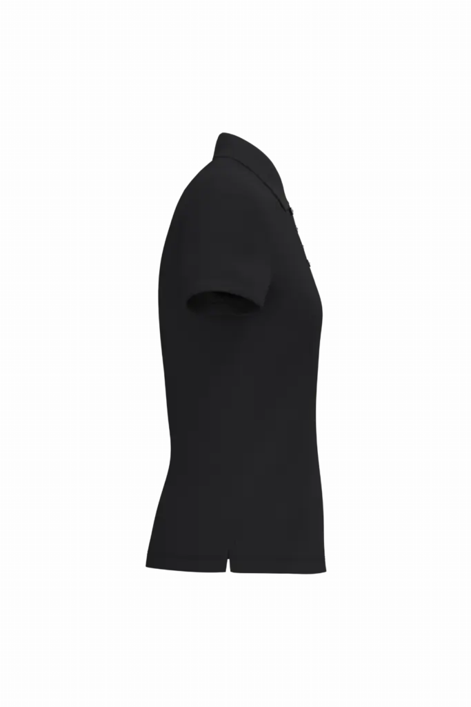 PS_IB296-S_IDEALBLACK - Hidalgo-werbeartikel Dames piquépolo, ideal black — productfoto 15