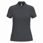 PS_IB296_IDEALDARKGREY - Hidalgo-werbeartikel Dames piquépolo, ideal dark grey — productfoto 19