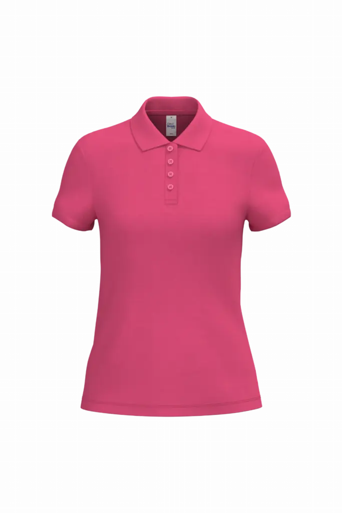 PS_IB296_IDEALFUCHSIA - Hidalgo-werbeartikel Dames piquépolo, ideal fuchsia — productfoto 22