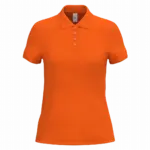PS_IB296_IDEALORANGE - Hidalgo-werbeartikel Dames piquépolo, ideal orange — productfoto 28