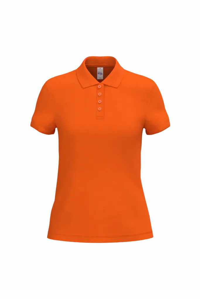PS_IB296_IDEALORANGE - Hidalgo-werbeartikel Dames piquépolo, ideal orange — productfoto 28