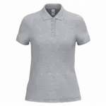 PS_IB296_IDEALOXFORDGREY - Hidalgo-werbeartikel Dames piquépolo, ideal oxford grey — productfoto 31