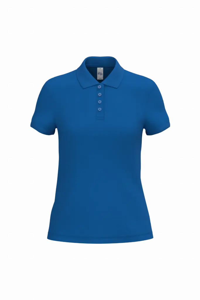 PS_IB296_IDEALROYALBLUE - Hidalgo-werbeartikel Dames piquépolo, ideal royal blue — productfoto 40