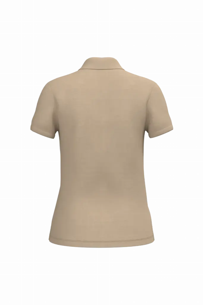 PS_IB296-B_IDEALSAND - Hidalgo-werbeartikel Dames piquépolo, ideal sand — productfoto 44