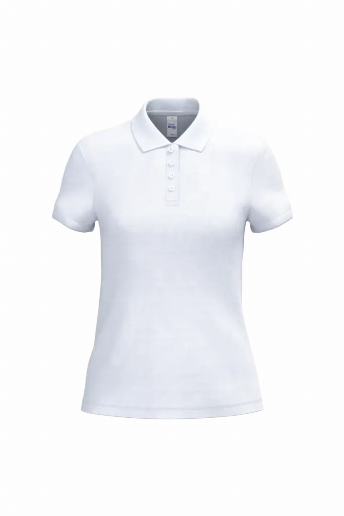 PS_IB296_IDEALWHITE - Hidalgo-werbeartikel Dames piquépolo, ideal white — productfoto 46