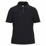 Kinder piquépolo, ideal black — productfoto 12