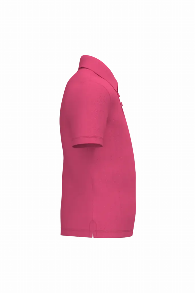 Kinder piquépolo, ideal fuchsia — productfoto 17