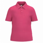 Kinder piquépolo, ideal fuchsia — productfoto 18