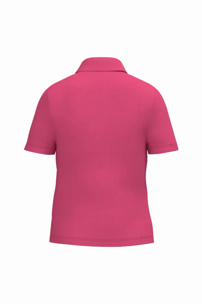 Kinder piquépolo, ideal fuchsia — productfoto 19