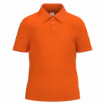 Kinder piquépolo, ideal orange — productfoto 27