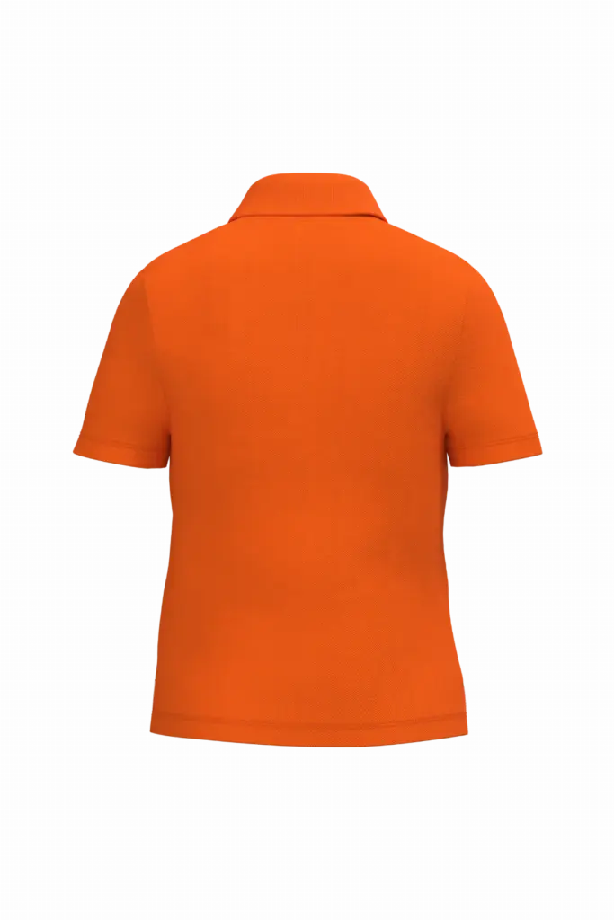 Kinder piquépolo, ideal orange — productfoto 28