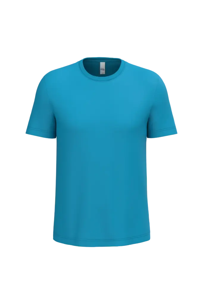 iDeal150 heren T-shirt, ideal atoll blue — productfoto 13