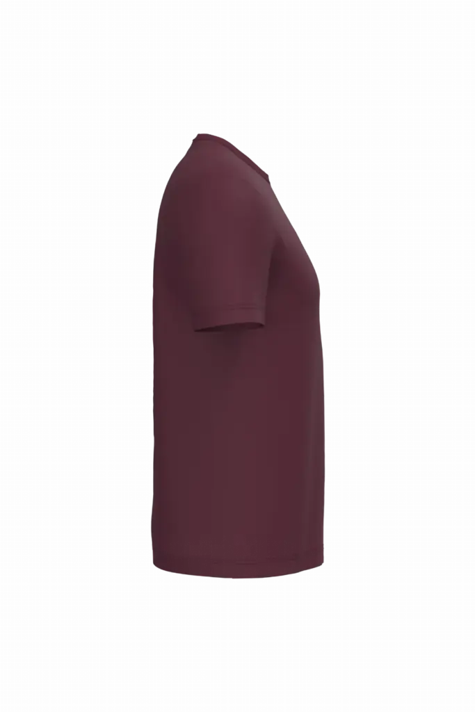 iDeal150 heren T-shirt, ideal burgundy — productfoto 18