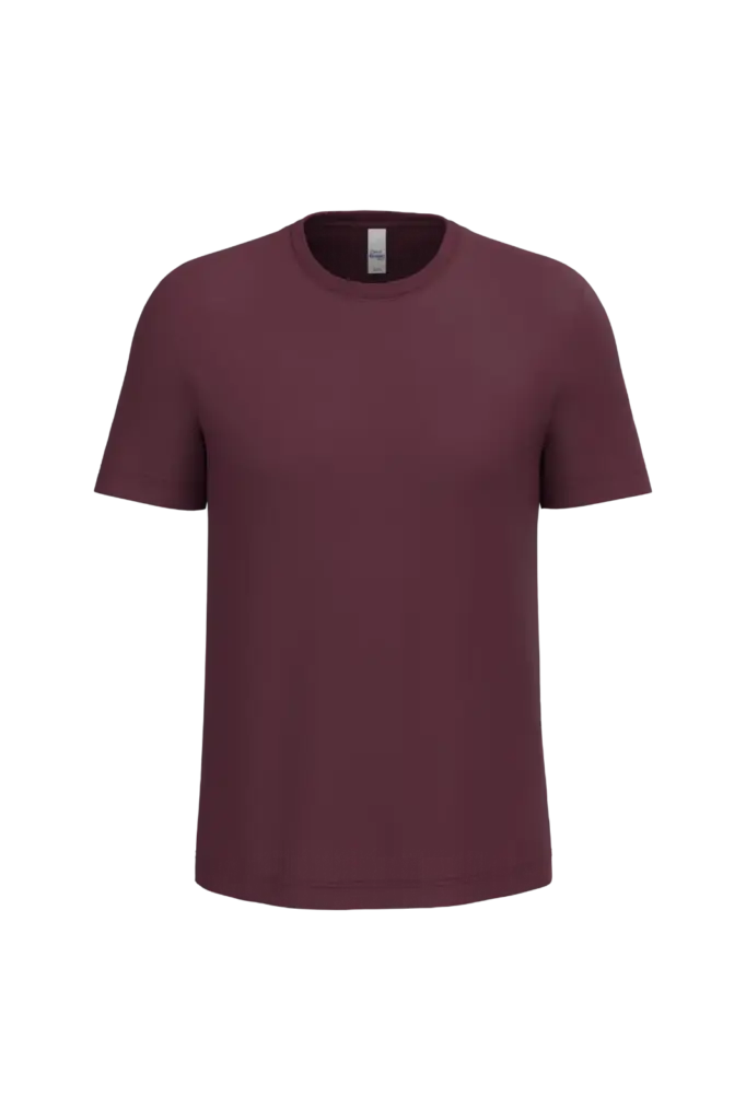 iDeal150 heren T-shirt, ideal burgundy — productfoto 19