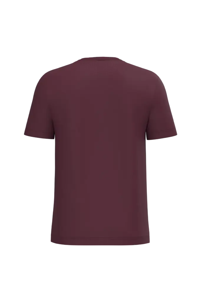 iDeal150 heren T-shirt, ideal burgundy — productfoto 20