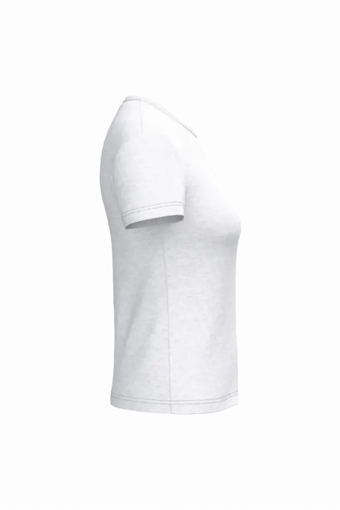 iDeal150 dames T-shirt, ideal ash heather — productfoto 6