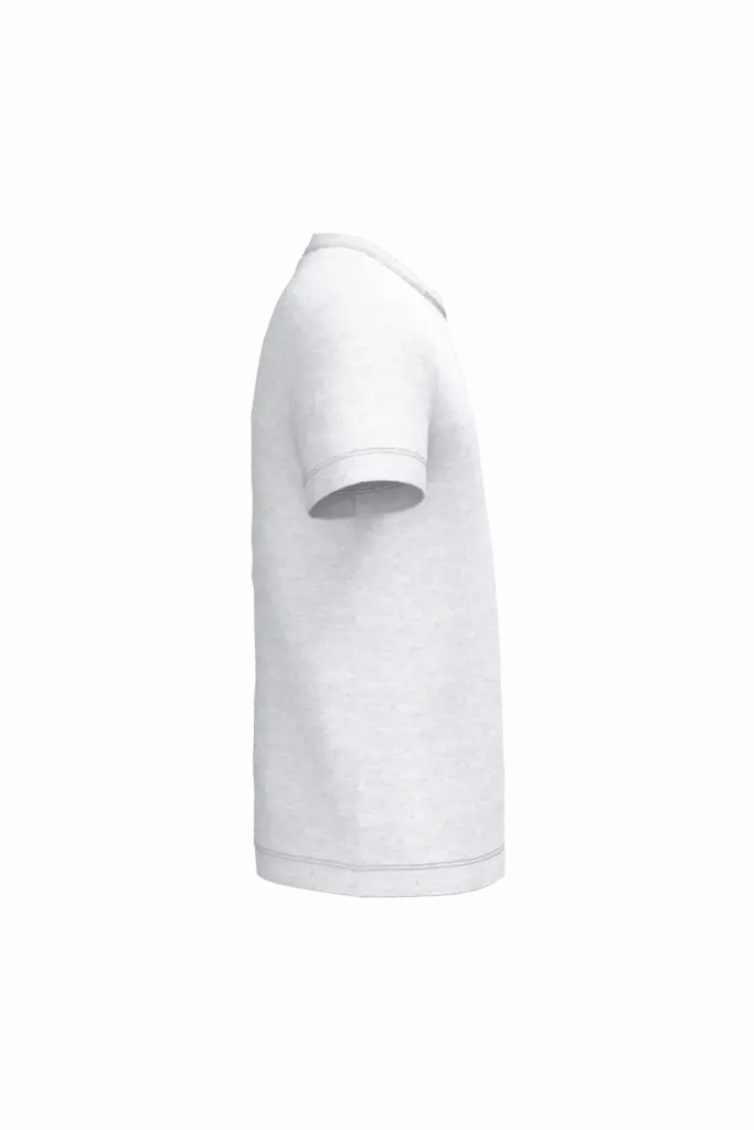 iDeal150 kinder T-shirt, ideal ash heather — productfoto 5