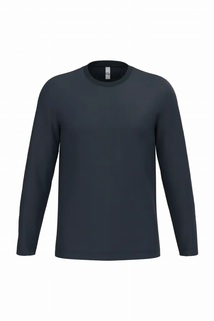 iDeal150 uniseks T-shirt LSL, ideal navy — productfoto 37