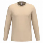 iDeal150 uniseks T-shirt LSL, ideal sand — productfoto 42