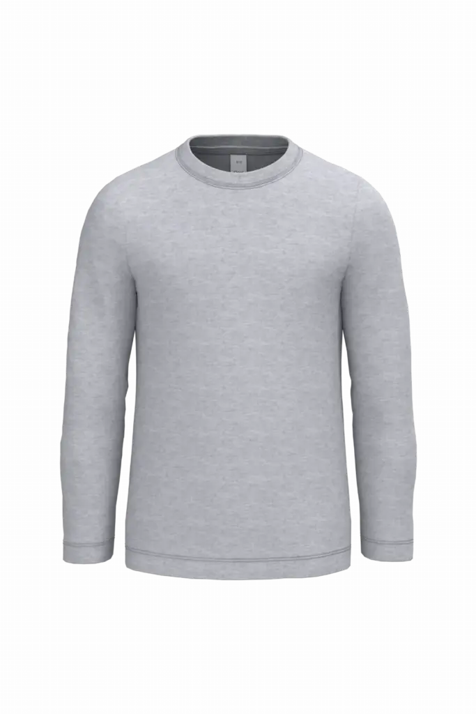 iDeal150 kinder T-shirt LSL, ideal oxford grey — productfoto 14