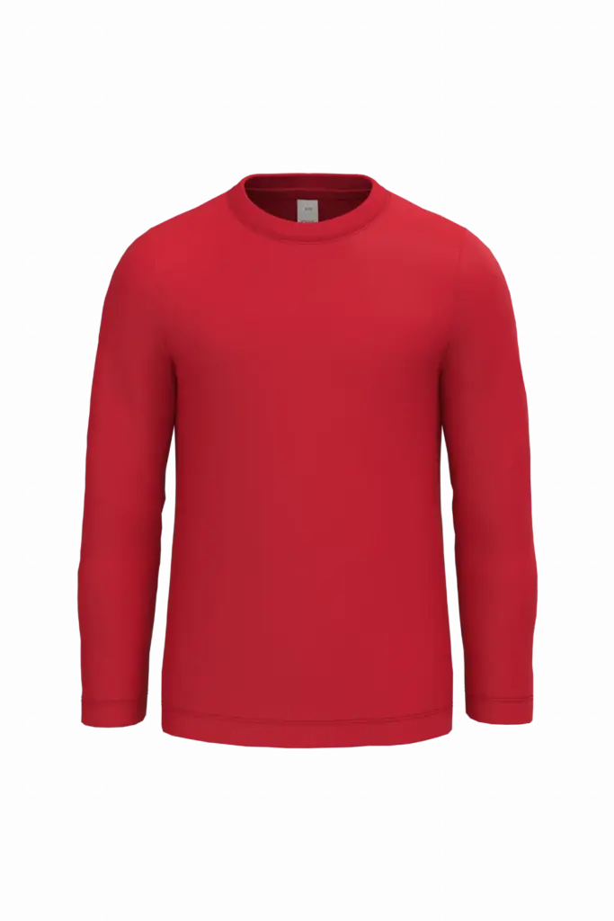 iDeal150 kinder T-shirt LSL, ideal red — productfoto 17