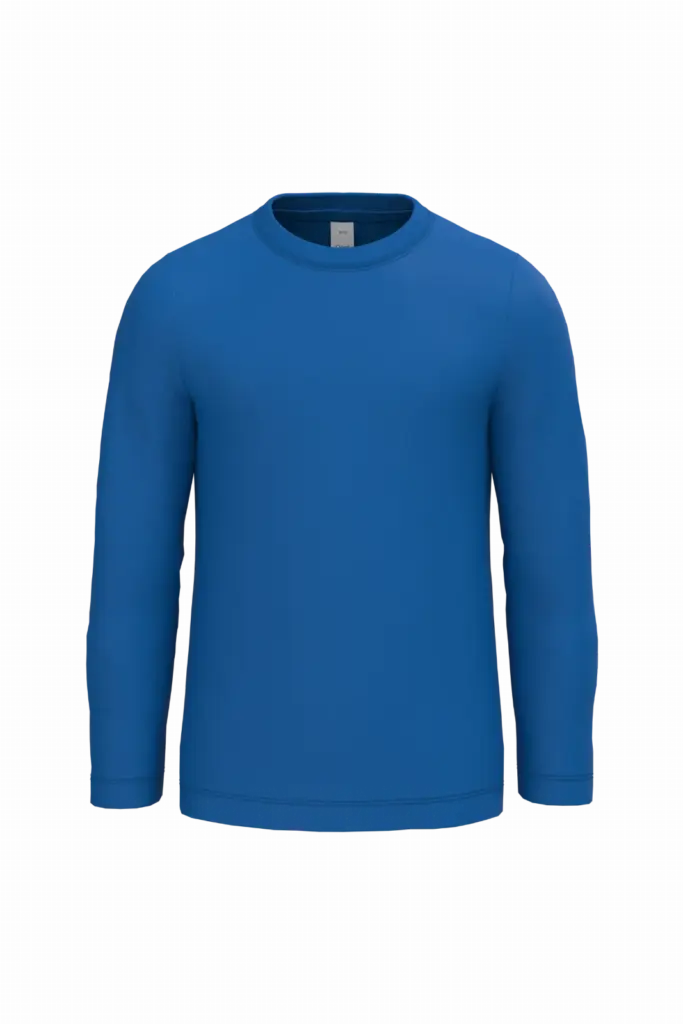 iDeal150 kinder T-shirt LSL, ideal royal blue — productfoto 20