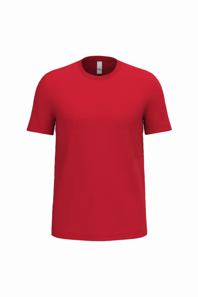iDeal170 uniseks T-shirt, ideal red — productfoto 25