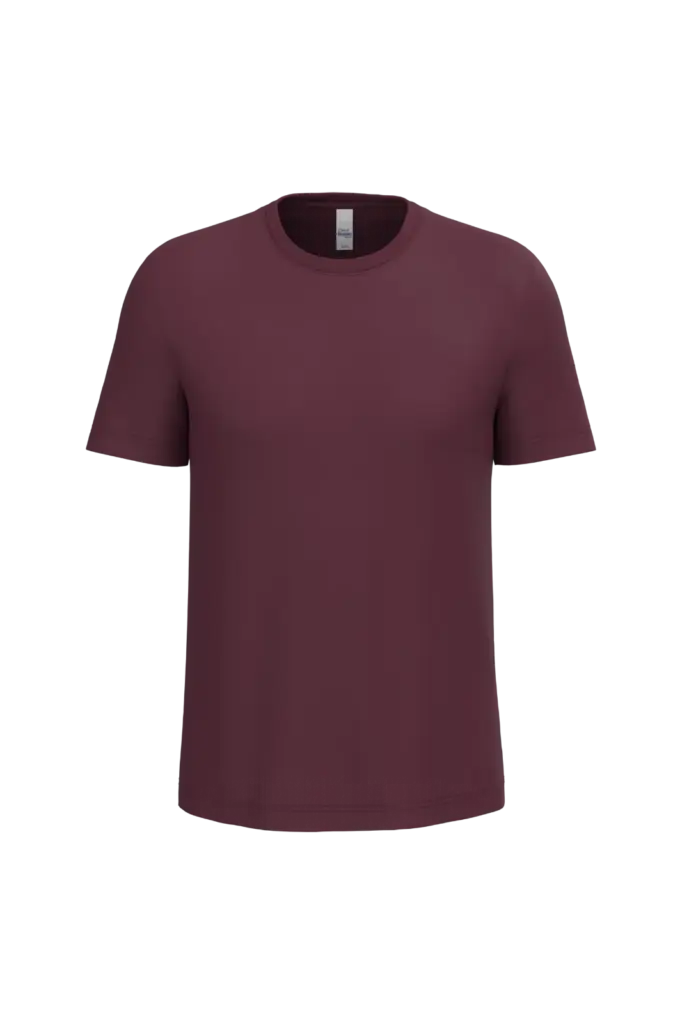 iDeal190 heren T-shirt, ideal burgundy — productfoto 21