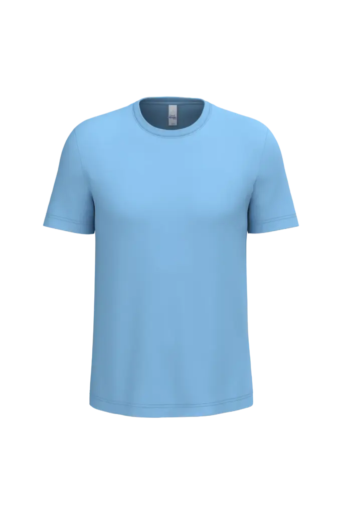 iDeal190 heren T-shirt, ideal sky blue — productfoto 63