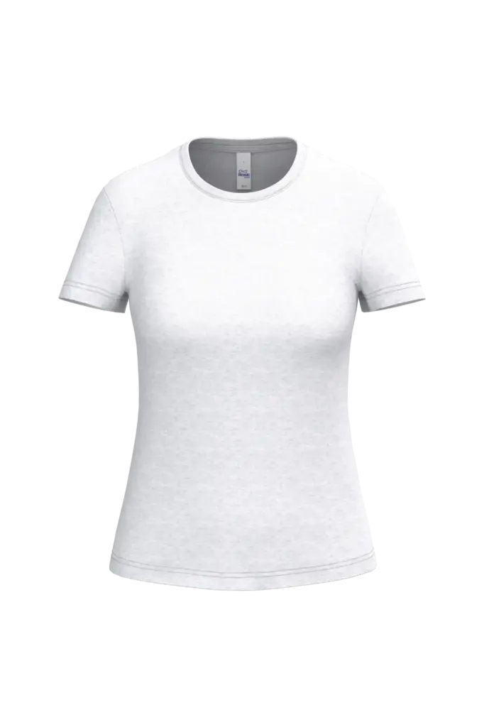 iDeal190 dames T-shirt, ideal ash heather — productfoto 7