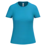 iDeal190 dames T-shirt, ideal atoll blue — productfoto 10