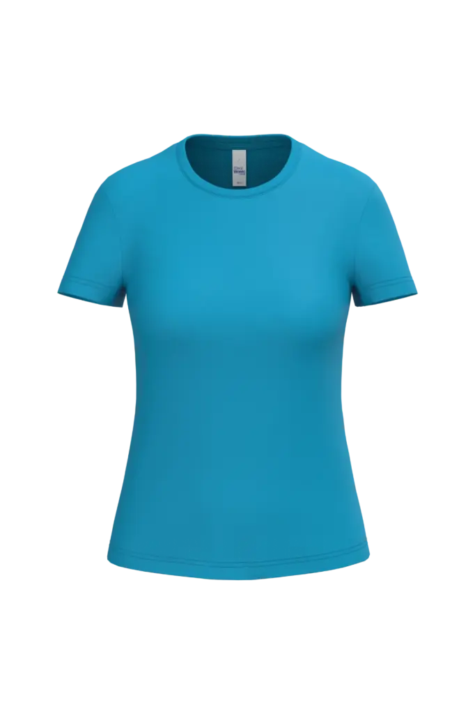 iDeal190 dames T-shirt, ideal atoll blue — productfoto 10