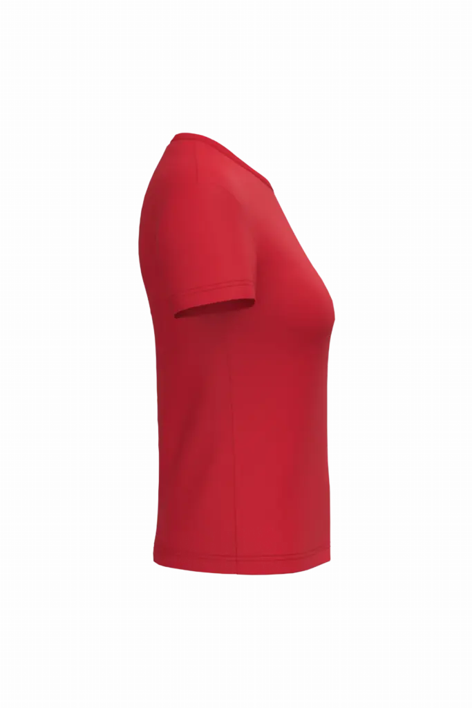 iDeal190 dames T-shirt, ideal red — productfoto 39