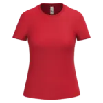 iDeal190 dames T-shirt, ideal red — productfoto 40